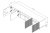Szafka RTV PAFOS 200x40x52 czarny mat