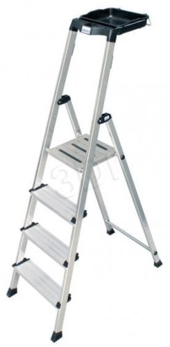 Drabina 4 stopniowa aluminiowa Krause Secury 126528