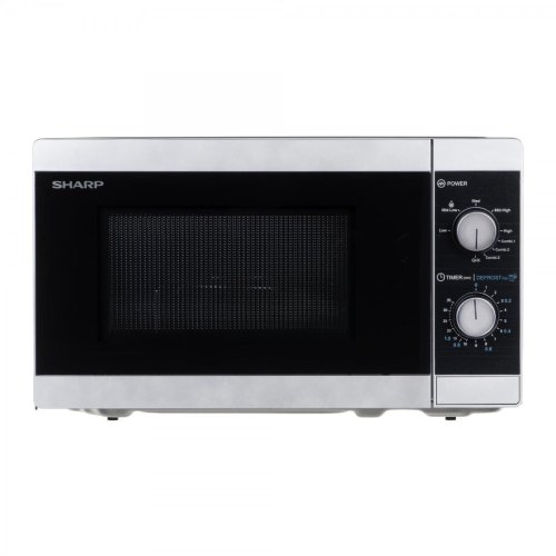 Kuchenka mikrofalowa SHARP YC-MG01E-S (800W; 20l; kolor srebrny)