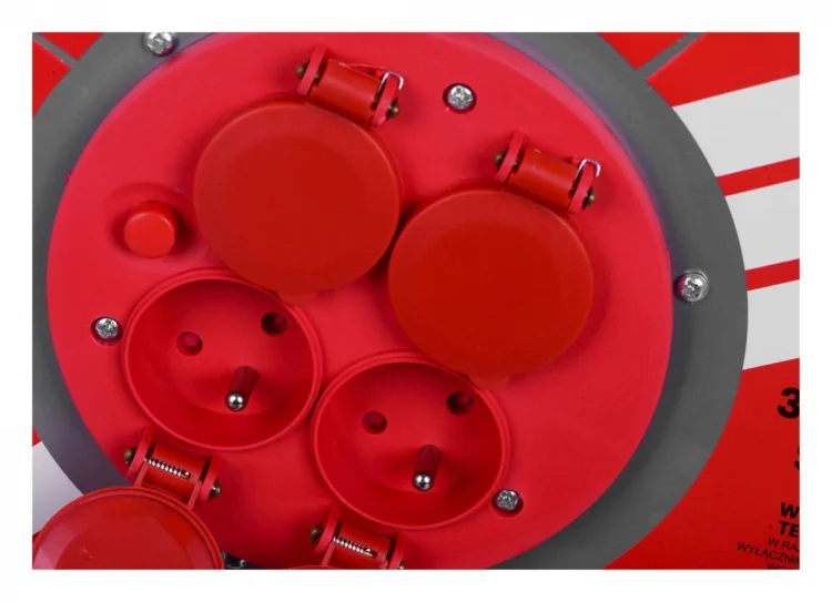 Przedłużacz elektryczny  bębnowy 25M VERTEX 3x2,5mm PB25METAL czarny