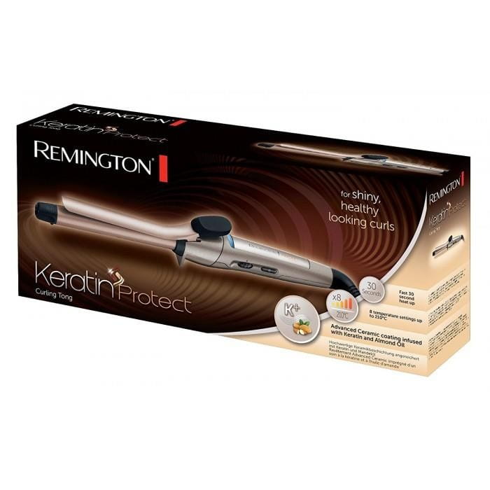 Lokówka do włosów REMINGTON Keratin Protect CI5318 (kolor srebrny)