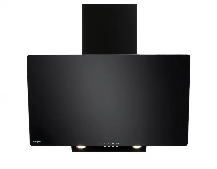 Okap AKPO WK-4 SMART 60 CZARNY (front czarne szkło)
