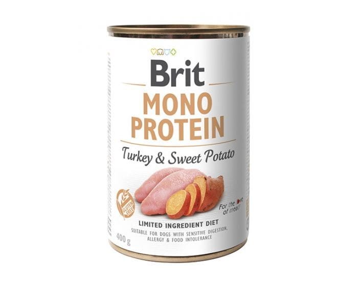 BRIT MONO PROTEIN indyk z batatem - 400g