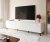 Szafka RTV ABETO 200x42x52 biały/biały połysk