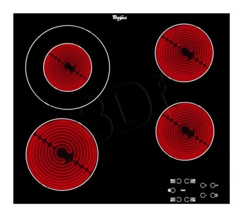 Płyta ceramiczna Whirlpool  AKT 8130 BA (4 pola grzejne; czarny)