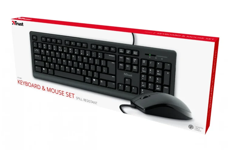 Zestaw klawiatura + mysz TRUST PRIMO Set (23970)
