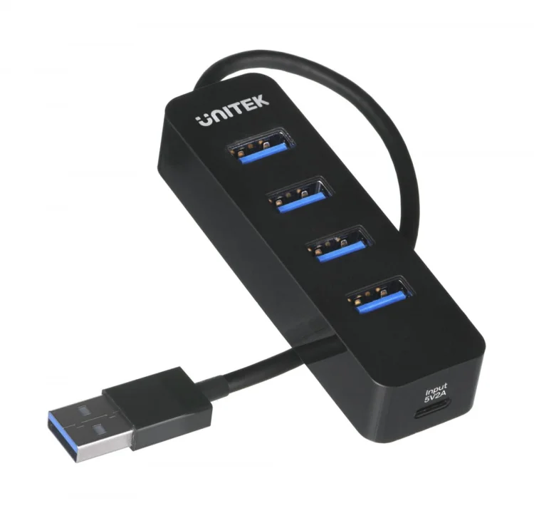 UNITEK HUB USB-A 4X USB-A 3.1, AKTYWNY,10W, H1117A
