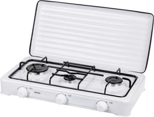 Turystyczna kuchenka gazowa 3-palnikowa MPM  SMILE-KN-03/1K
