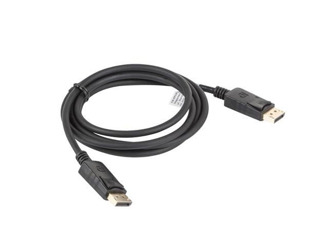 Kabel Lanberg  CA-DPDP-10CC-0018-BK (DisplayPort Męski - DisplayPort Męski; 1,8m; czarny)