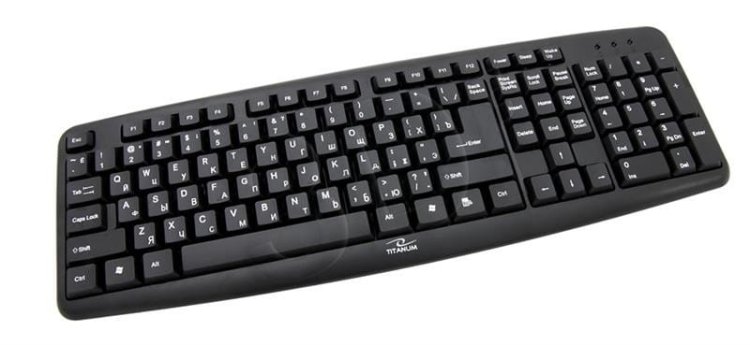 Klawiatura TITANUM TKR101 (USB 2.0; (RU); kolor czarny)