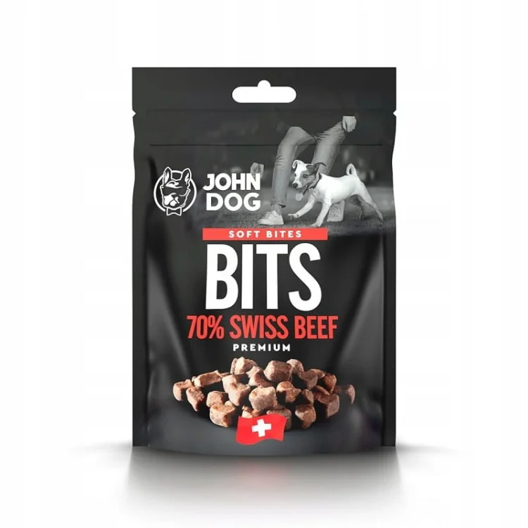 John Dog Chapsy z wołowiny szwajcarskiej 70% 100g