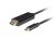 LANBERG KABEL USB-C(M)->HDMI(M) 1M 4K 60HZ CZARNY CA-CMHD-10CU-0010-BK
