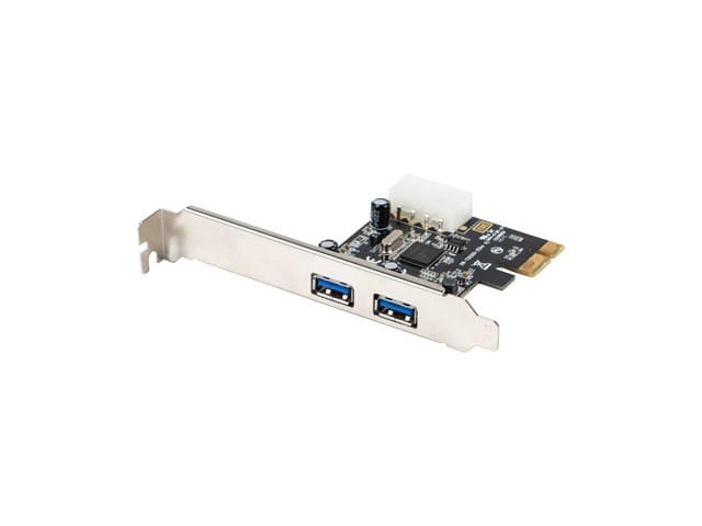 LANBERG KARTA PCI-E X1 -> 2X USB-A 3.1 GEN1 ŚLEDŹ LOW PROFILE PCE-US3-002