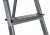 CORDA Drabina domowa aluminiowa 4 stopnie 000705 KRAUSE