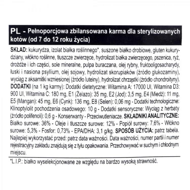 ROYAL CANIN Sterilised +7 3,5kg