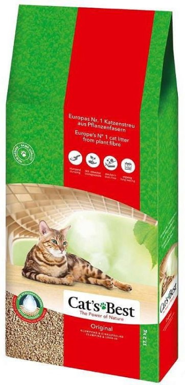 Cat'S Best Eco Plus Original Żwirek drewniany - 13 kg