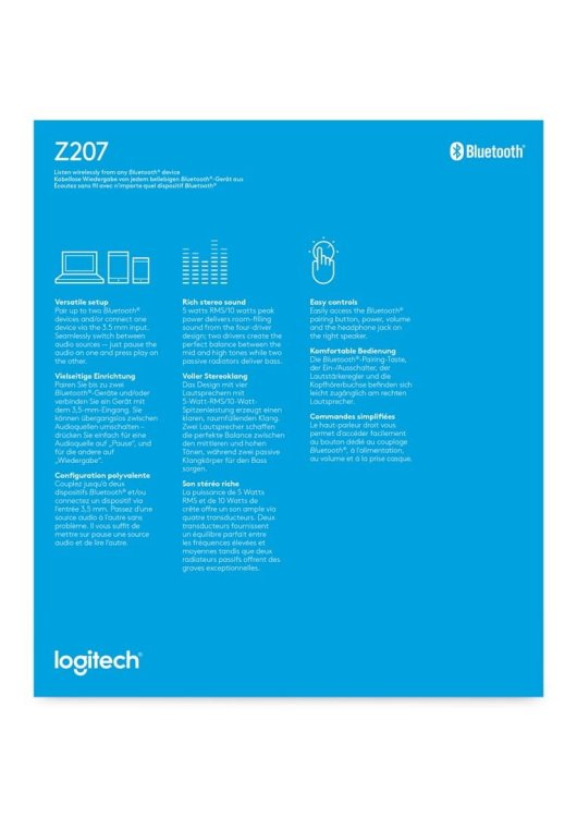 Głośniki Logitech Z207  White