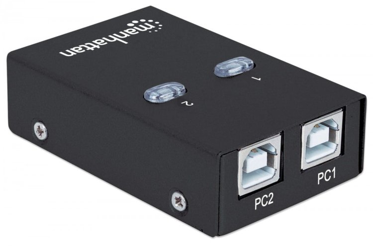 MANHATTAN AUTOMATYCZNY PRZEŁĄCZNIK USB 2.0 2/1 MAN