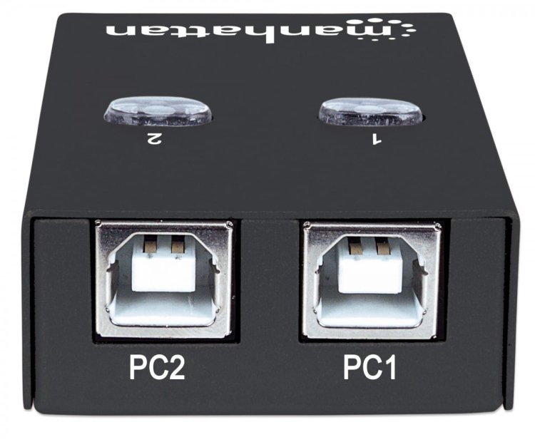 MANHATTAN AUTOMATYCZNY PRZEŁĄCZNIK USB 2.0 2/1 MAN