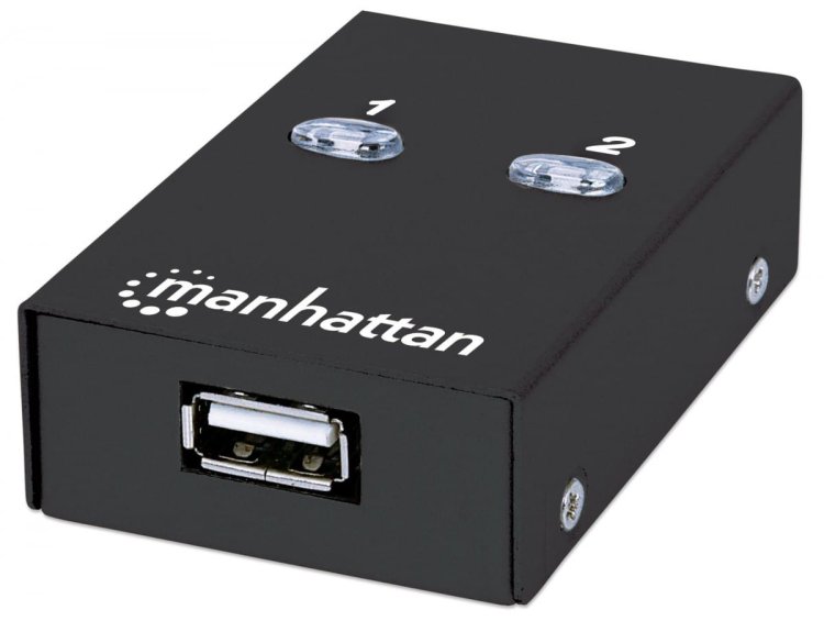 MANHATTAN AUTOMATYCZNY PRZEŁĄCZNIK USB 2.0 2/1 MAN