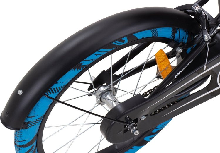 06_kinderfahrrad_schwarz_blau_18_zoll_actionbikes_motors_cruiser_schutzblech_hinten.jpg
