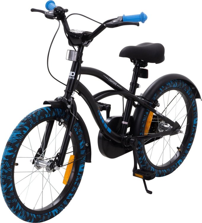 02_kinderfahrrad_schwarz_blau_18_zoll_actionbikes_motors_cruiser_vorne_links.jpg
