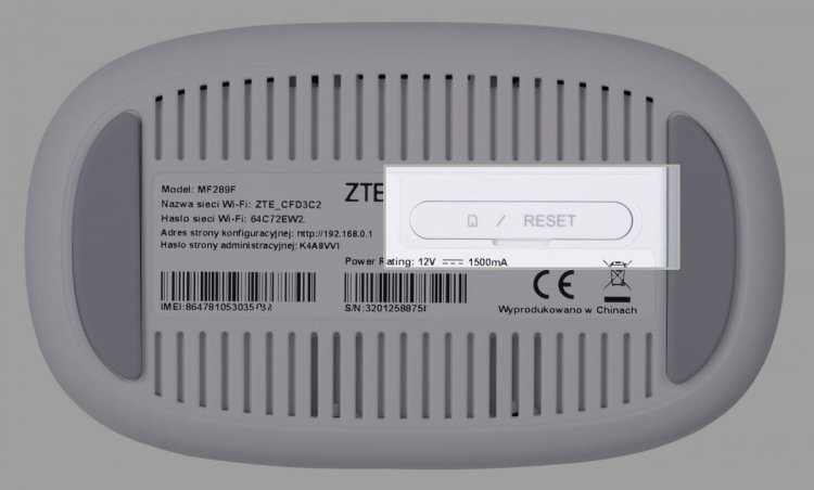 Router ZTE MF289F