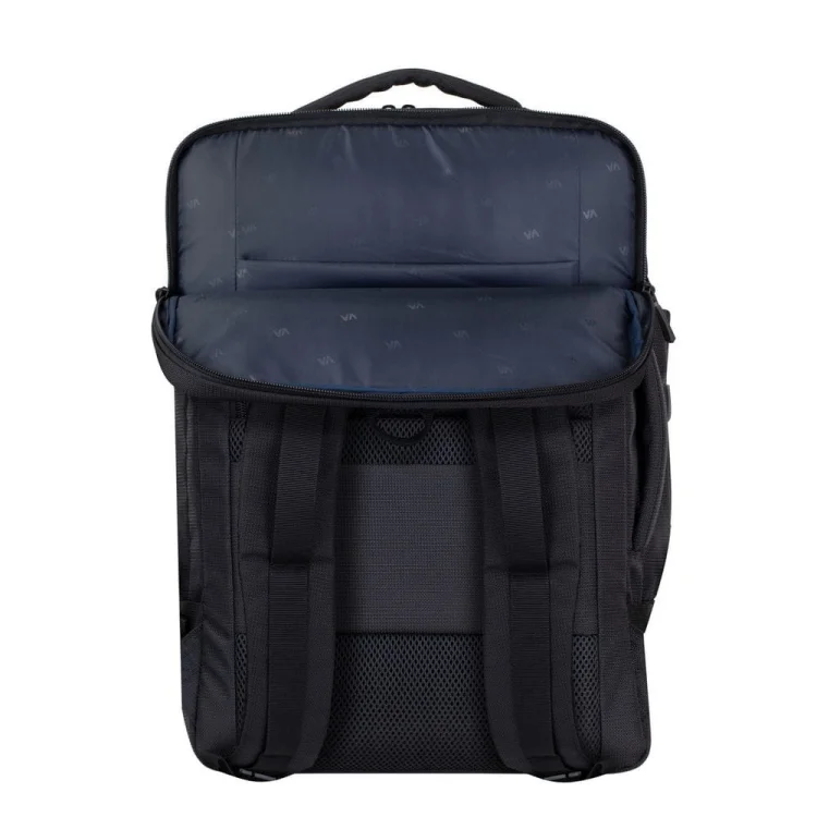 RIVACASE PLECAK PODRÓŻNY NA LAPTOP 17,3" TEGEL, CZARNY, 23L, MATERIAŁ WODOODPORNY, KIESZENIE NA UBRANIA, TABLET, SMARTFON