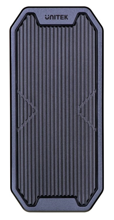 UNITEK OBUDOWA DYSKU USB-C M.2 SSD NVME/SATA, 10GBPS, RGB