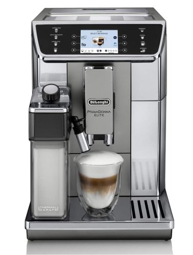 Ekspres ciśnieniowy DeLonghi PrimaDonna Elite ECAM 650.55.MS (1450W; kolor srebrny)