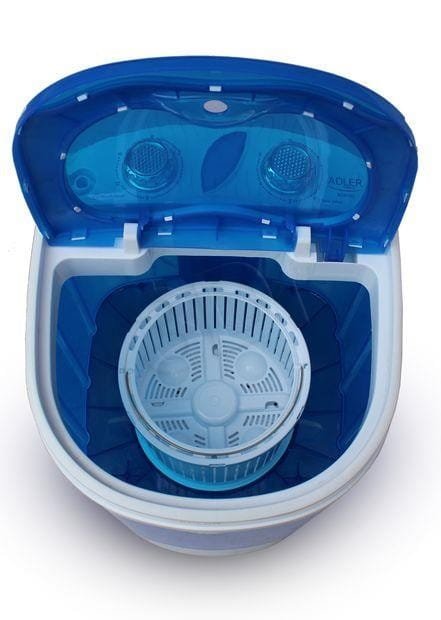 Pralka turystyczna Adler AD 8051 (1000 obr/min; 3 kg; 370 mm; kolor niebieski)