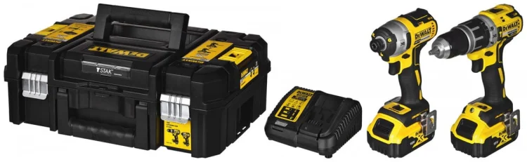 Zestaw Combo 18V DCD796+DCF887 2x5,0Ah DCK266P2T