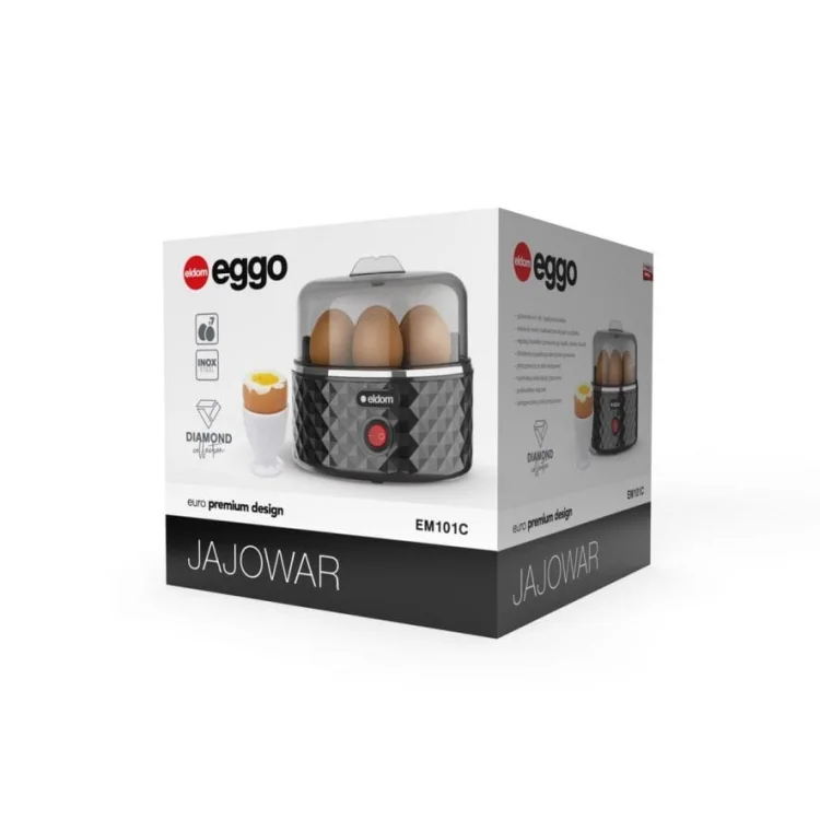 ELDOM JAJOWAR EGGO, 1-7 JAJEK, 380 W,REGULACJA TWA