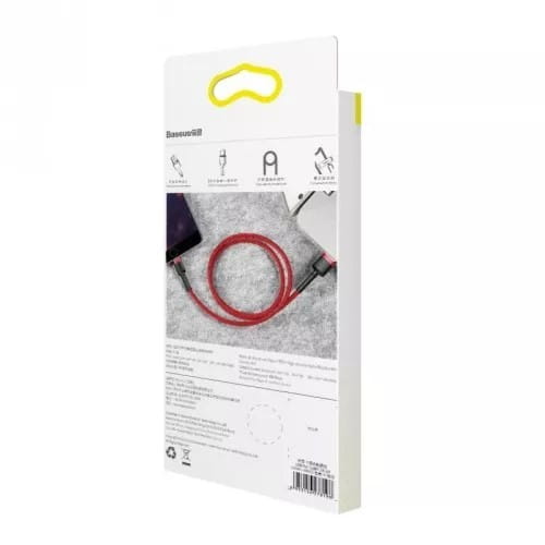 BASEUS KABEL LIGHTNING USB CAFULE1,5A 2M CZERWONY