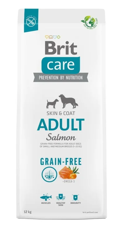 Brit Care Dog Grain-Free Adult Salmon 12kg