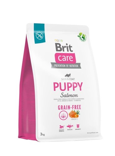 Brit Care Dog Grain-Free Puppy Salmon 3kg