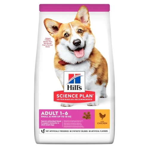 HILL'S SP CANINE  ADULT SMALL & MINI CHICKEN  6 KG