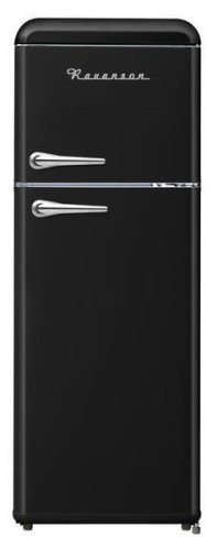 Lodówka Retro Ravanson LKK-210RB (545mm x 1470mm x 585 mm; 157l; Klasa A++; kolor czarny)