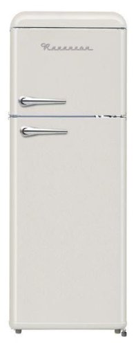 Lodówka Retro Ravanson LKK-210RC (545mm x 1470mm x 585 mm; 157l; Klasa A++; kolor kremowy)