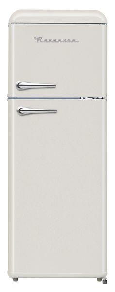 Lodówka Retro Ravanson LKK-210RC (545mm x 1470mm x 585 mm; 157l; Klasa A++; kolor kremowy)