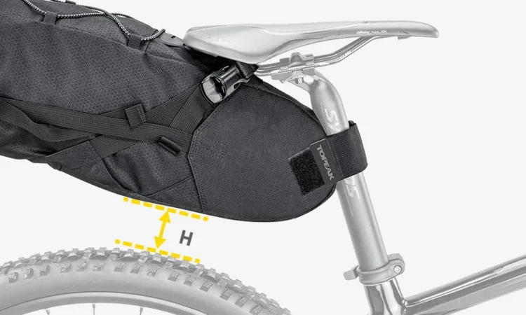 TOPEAK torbą mocowana pod siodłem czarna(pod siodło 15 Litrów)