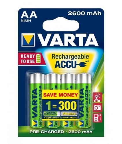 Zestaw akumulatorków AA VARTA Ready2Use 5716101404 (2600mAh ; Ni-MH)