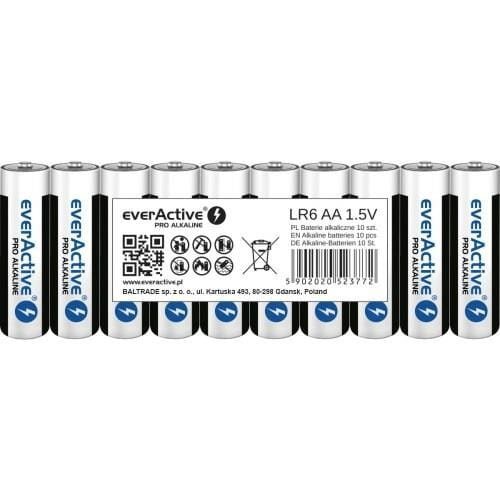 Zestaw baterii AA everActive LR610PAKPA
