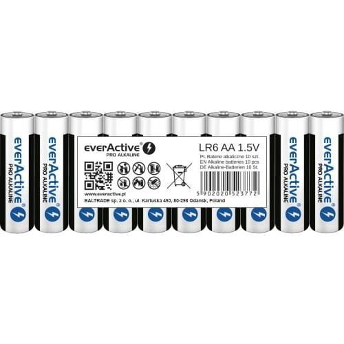 Zestaw baterii AA everActive LR610PAKPA