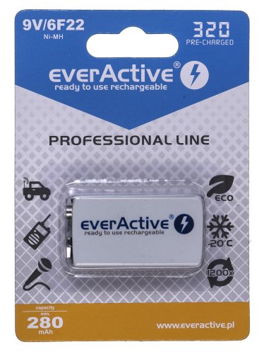 Zestaw akumulatorków everActive EVHRL22-320 (320 mah ; Ni-MH)