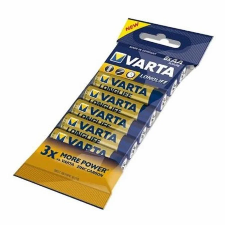 Zestaw baterii alkaliczne VARTA Longlife 4106101328 (x 8)