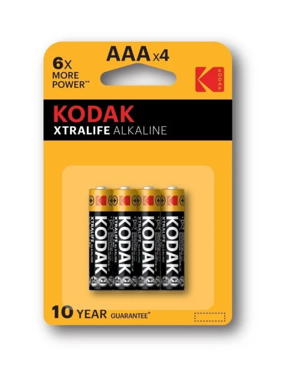KODAK BATERIE ALKALICZNE XTRALIFE ALK.LR3 BLISTER [KPL=4SZT]