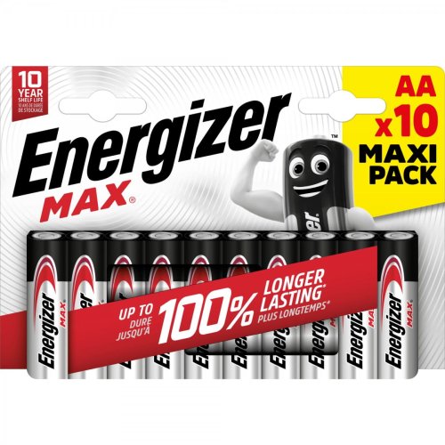 BATERIE ENERGIZER MAX AA LR6 10 SZTUK ECO