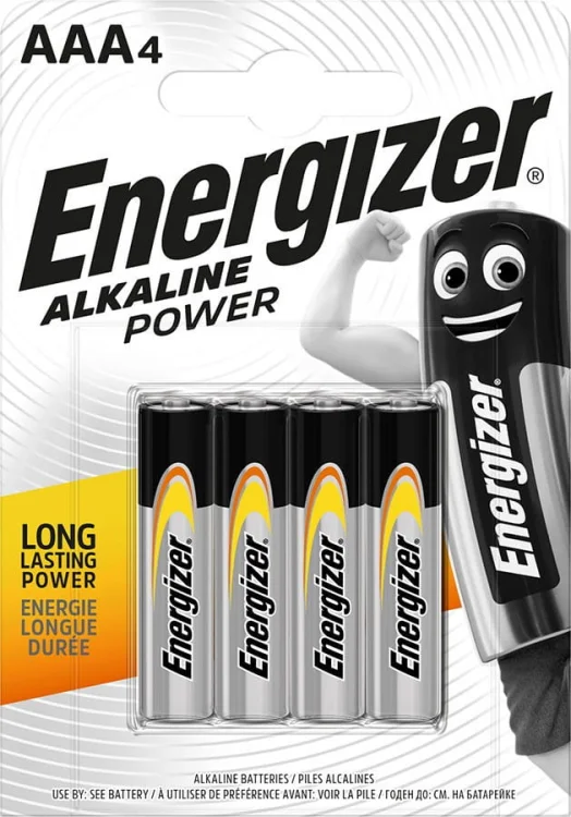 BATERIE ENERGIZER ALKALINE POWER AAA LR03 4 szt.