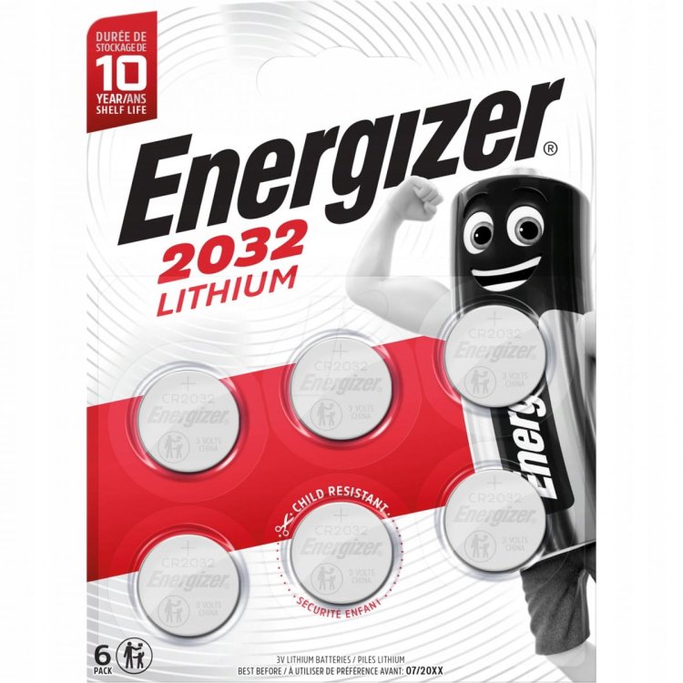 BATERIE ENERGIZER SPECJALISTYCZNE CR2032 6 SZTUK NEW